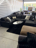 Dark Grey U-Shape Sectional, photo 1