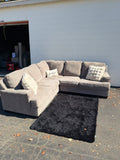 Light Grey L-Shape Sectional, photo 1
