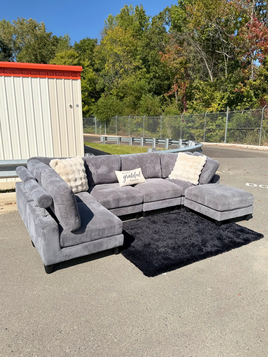 Modular Corduroy Sectional, photo 5