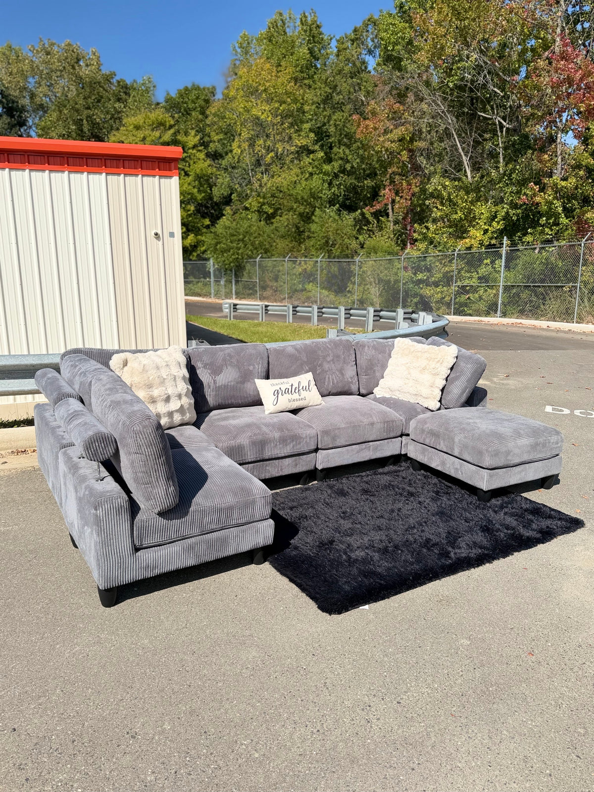 Modular Corduroy Sectional, photo 5