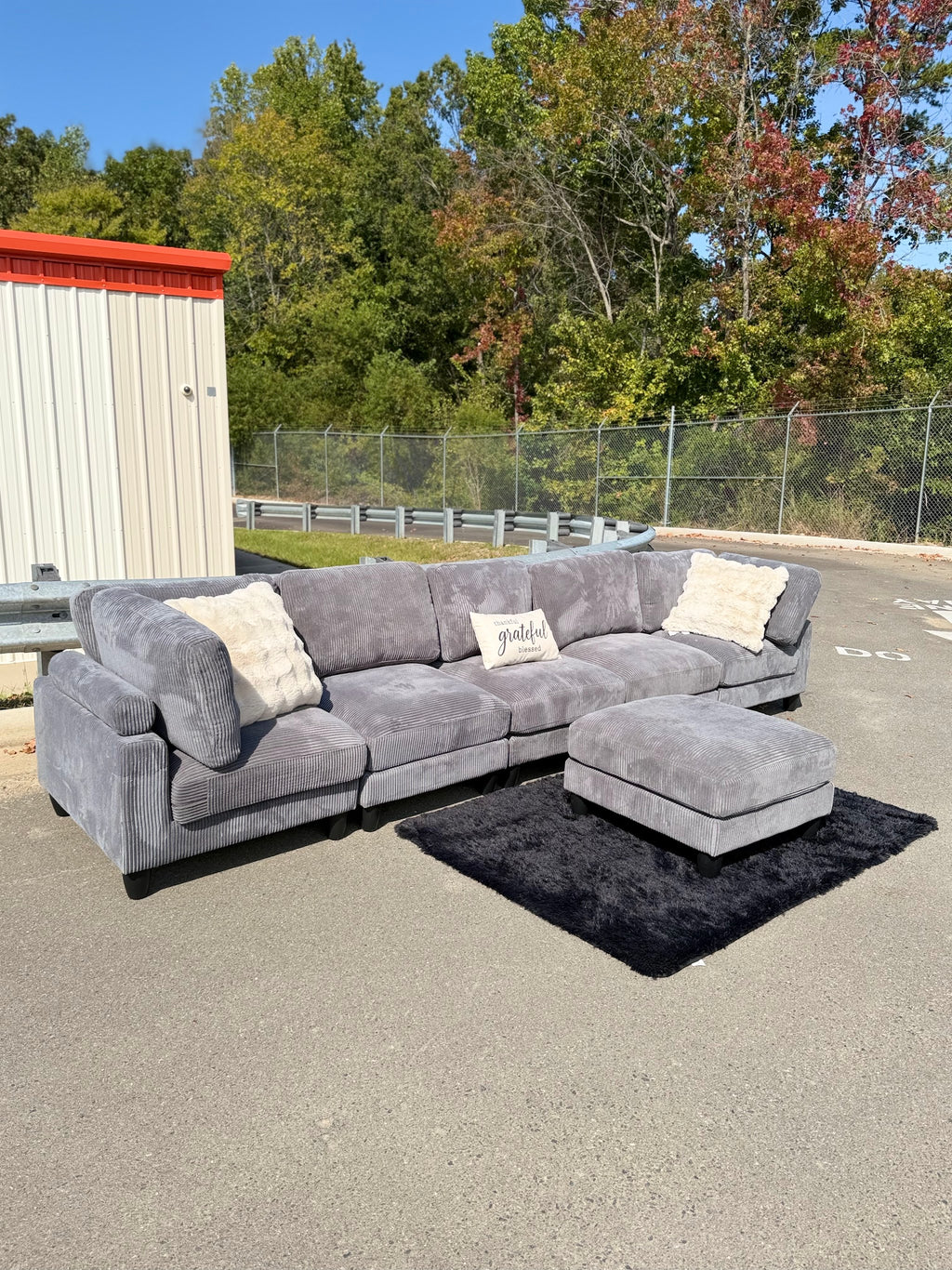 Modular Corduroy Sectional, photo 8