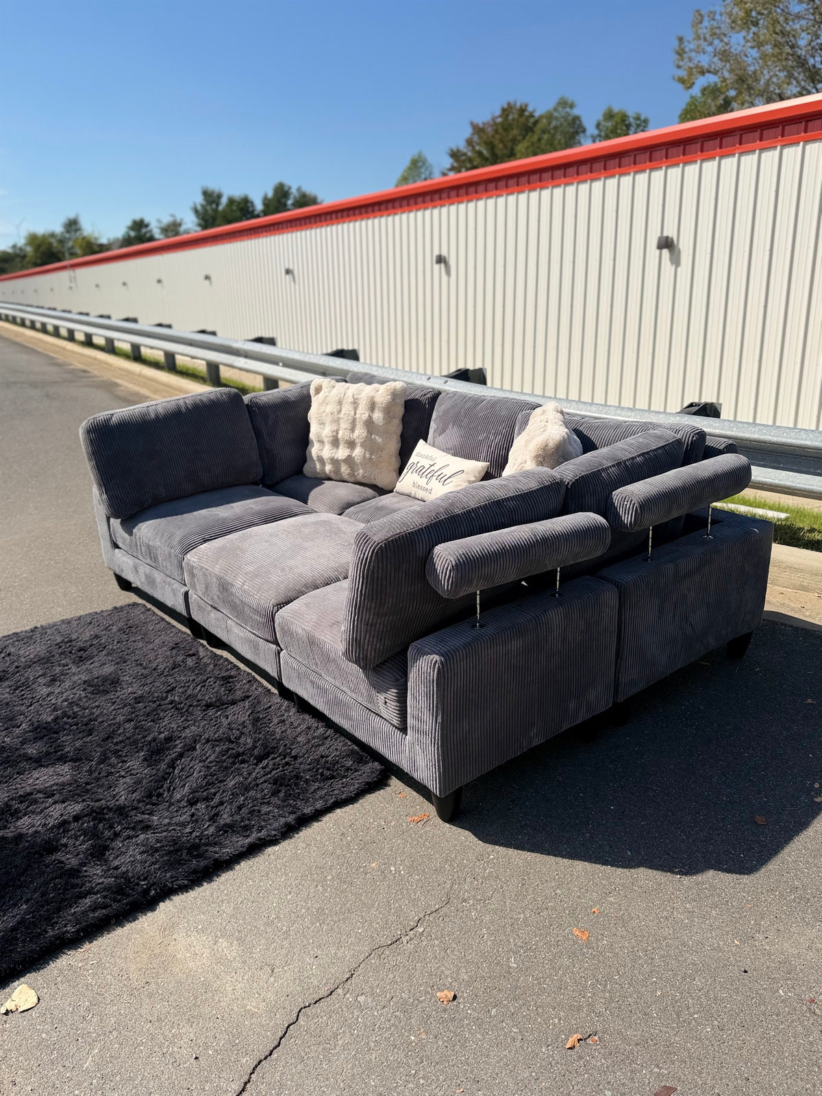 Modular Corduroy Sectional, photo 10